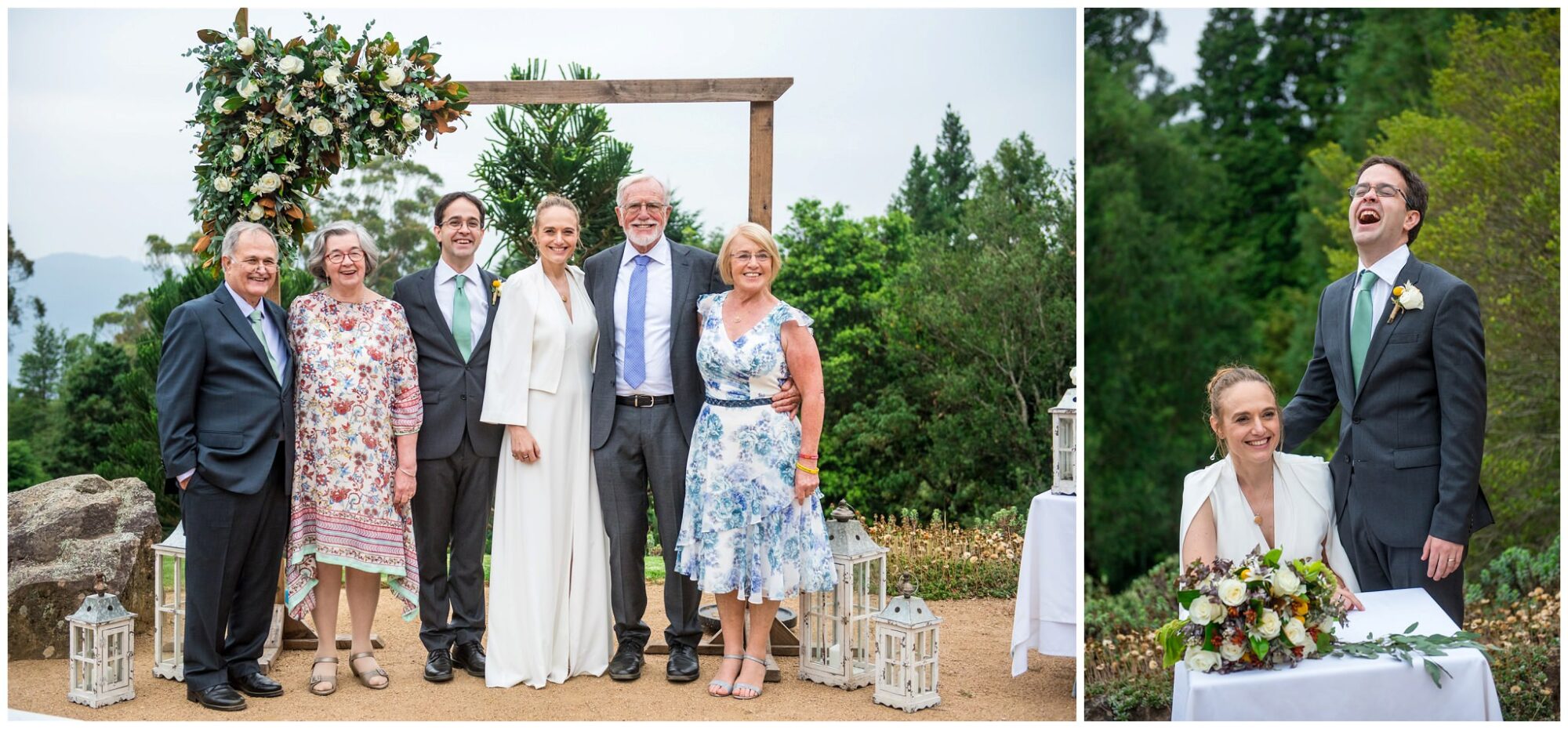 mount tomah botanic gardens wedding, , blue mountains photographer, sydney wedding photographer, wedding group photo