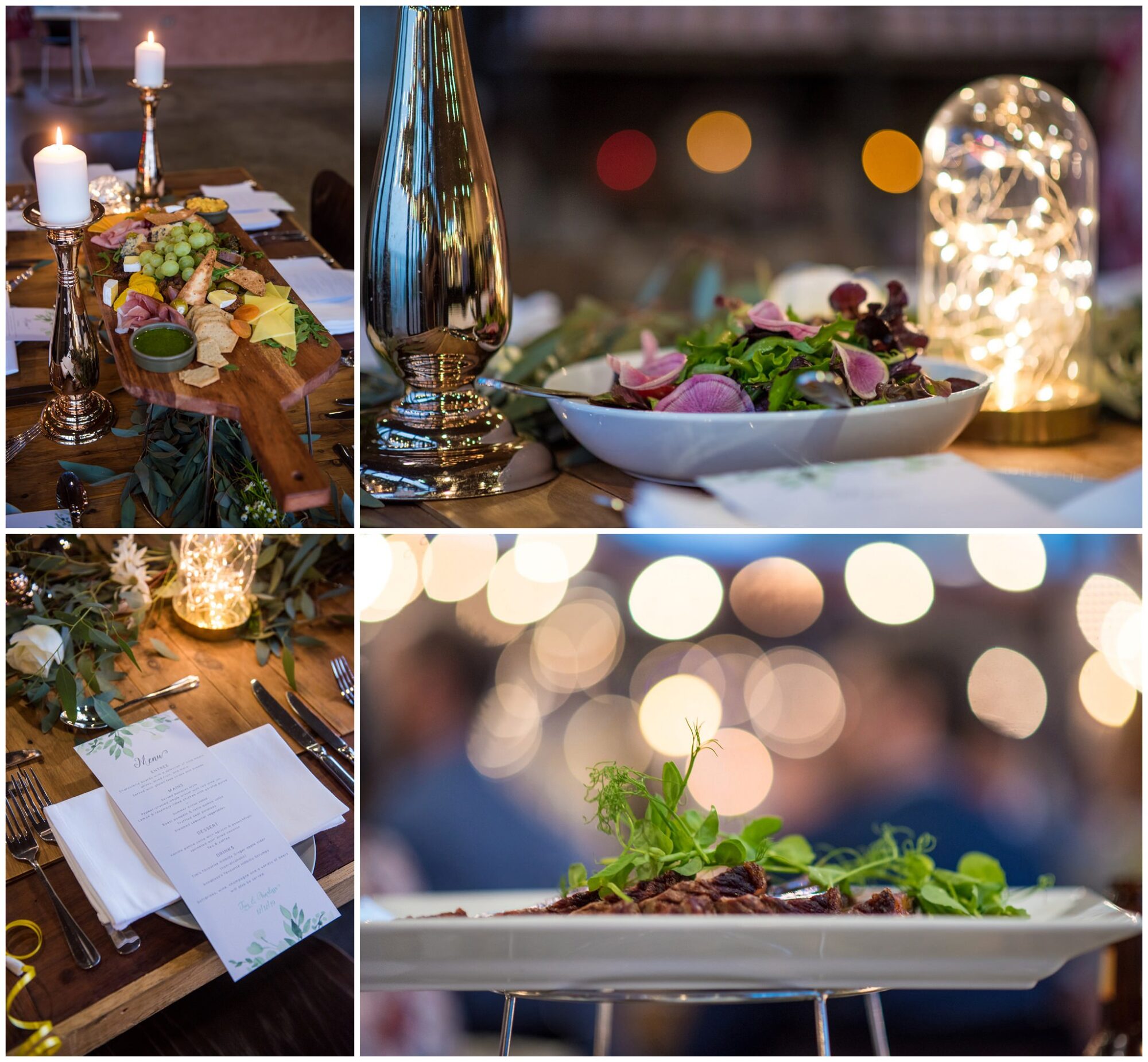 the potagers restaurant, blue mountains photographer, sydney wedding photographer, wedding reception, wedding food