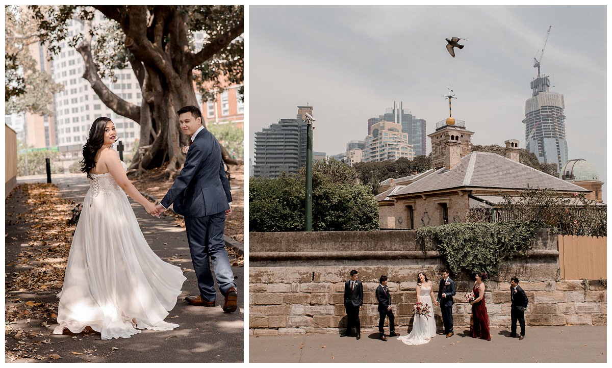 first look, couple, wedding, wedding gown, wedding flowers, sydney wedding photographer