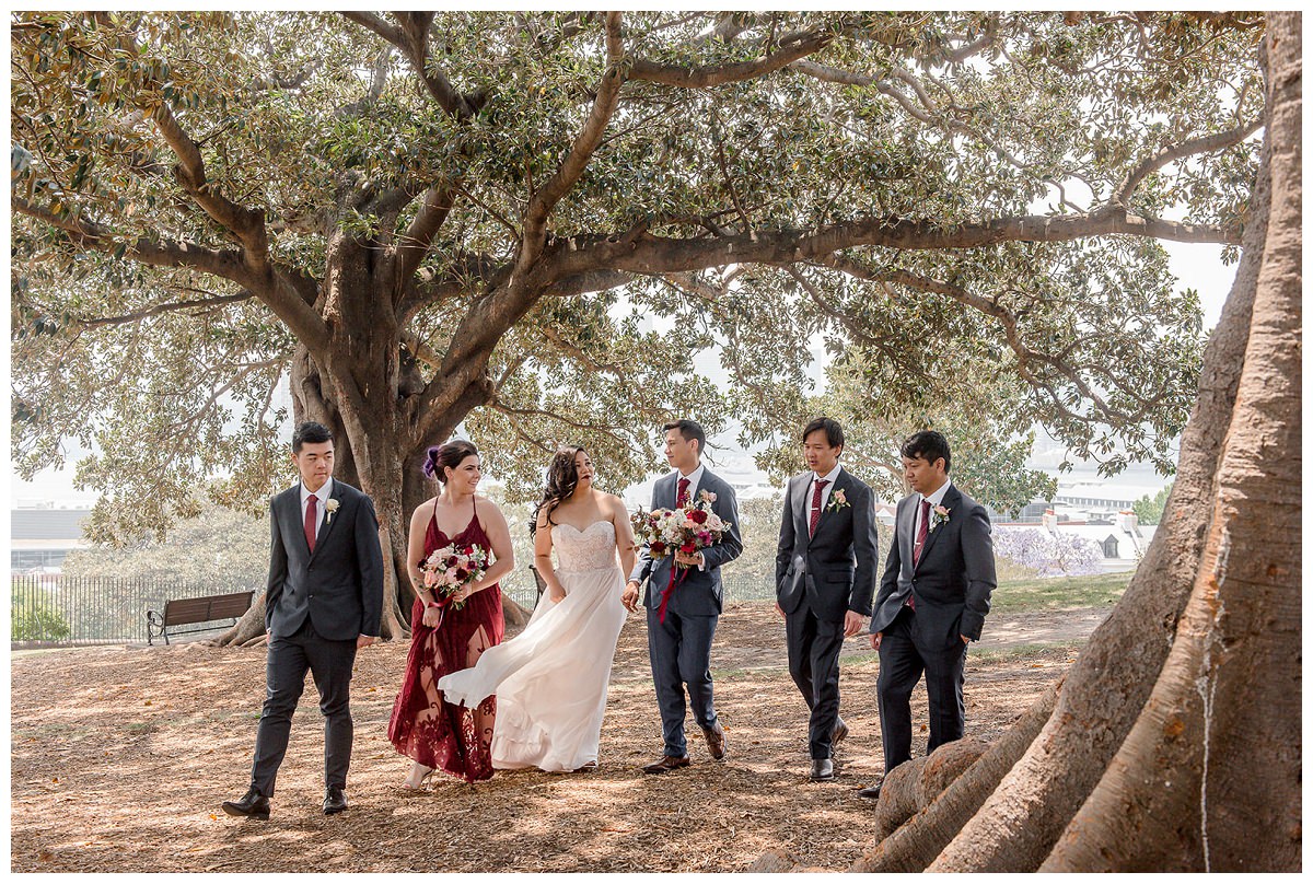 bridal party, wedding, wedding gown, wedding flowers, sydney wedding photographer