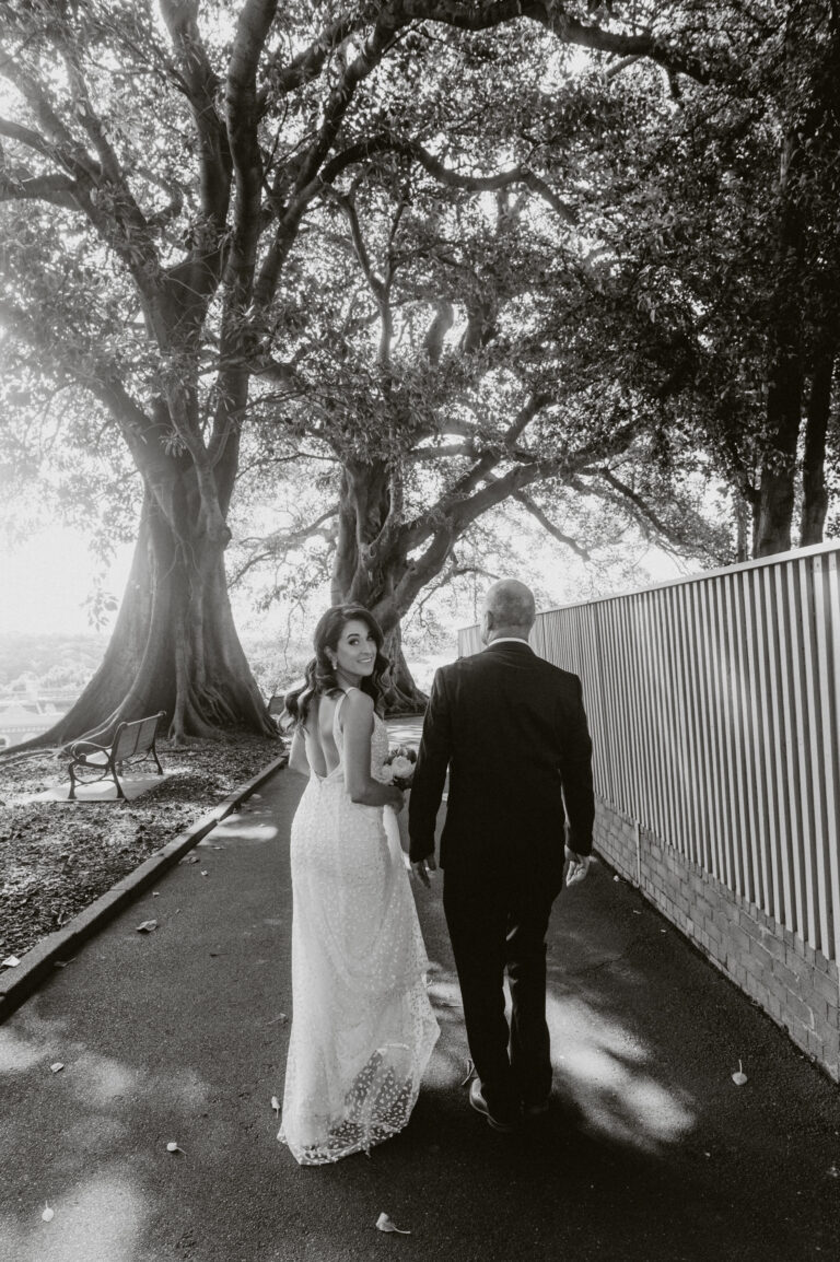 Wedding ceremony Observatory hill Sydney